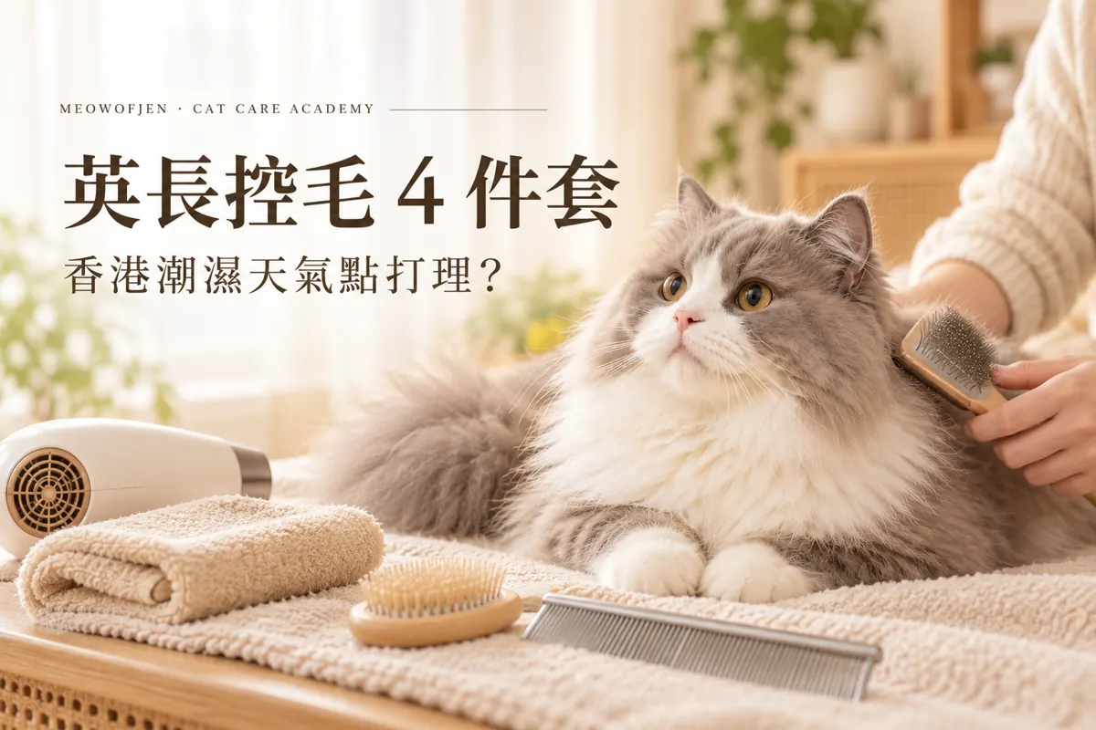 香港養英長｜點樣先唔會等到打結先發現？｜Meowofjen 養貓學院