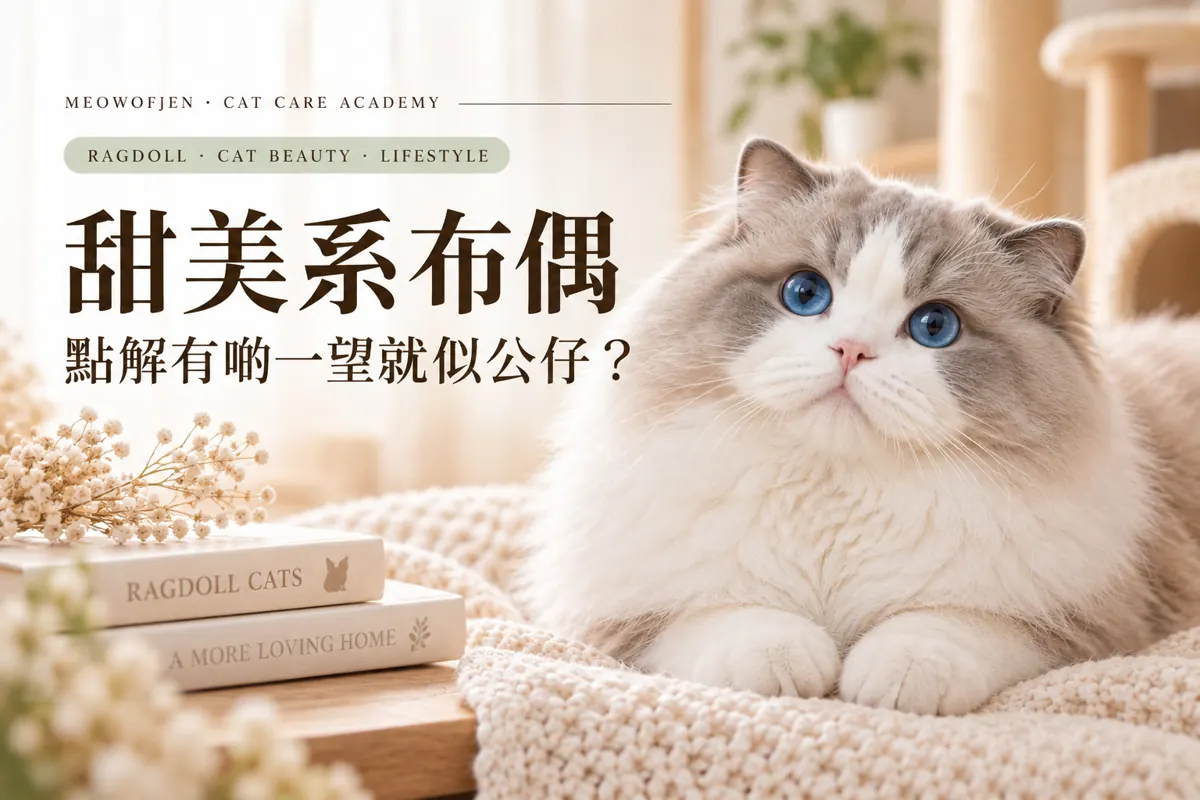 點解有啲布偶一望就特別甜？差別唔只係鼻短｜Meowofjen 養貓學院