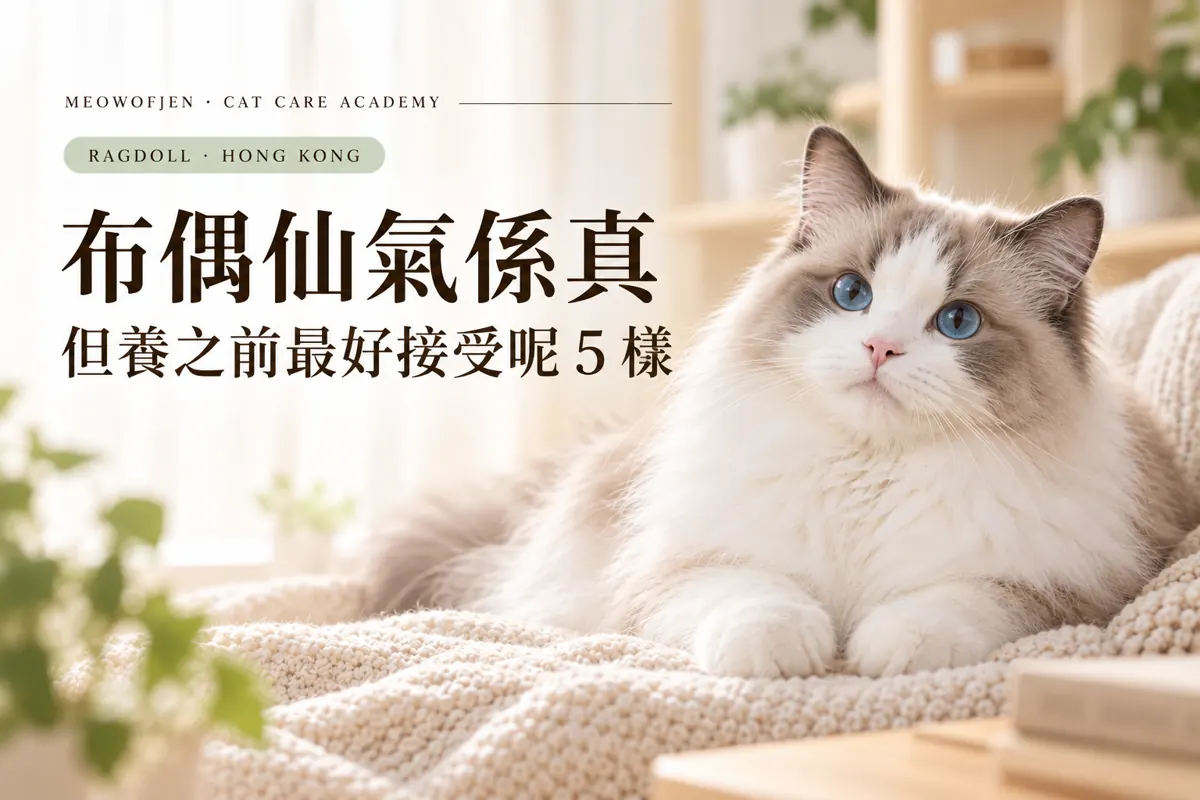 布偶缺點｜大隻、長毛、黐人，養之前要接受啲咩？｜Meowofjen 養貓學院